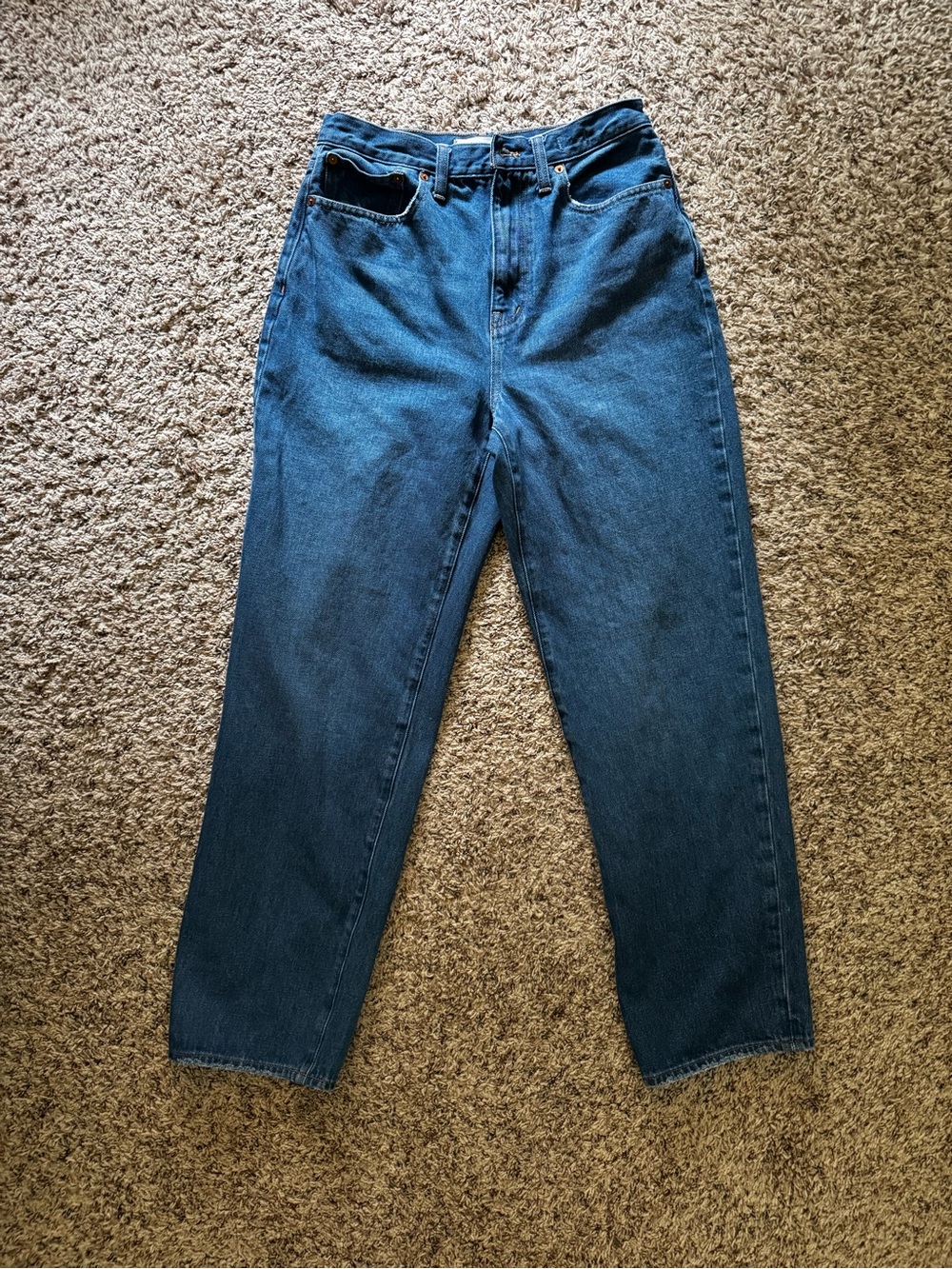 Madewell Baggy Straight Jeans